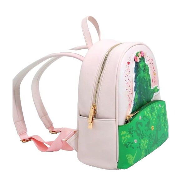 Danielle Nicole Disney Moana Te Fiti Floral Mini Backpack Front Zip Pouch NEW - Picture 3 of 8